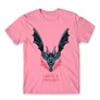Világos rózsaszín Sárkányok háza férfi póló - Dragon Logo
