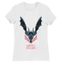 Fehér Sárkányok háza női póló - Dragon Logo