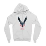 Fehér Sárkányok háza zipzáros pulóver - Dragon Logo