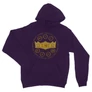 Sötétlila Sárkányok háza unisex kapucnis pulóver - Fire and Blood