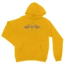 Sárga Sárkányok háza unisex kapucnis pulóver - Gold Dragon