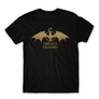 Fekete Sárkányok háza férfi póló - Gold Dragon