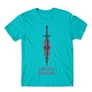 Atollkék Sárkányok háza férfi póló - House of the Dragon Sword