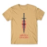Homok Sárkányok háza férfi póló - House of the Dragon Sword