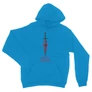 Zafírkék Sárkányok háza unisex kapucnis pulóver - House of the Dragon Sword