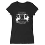 Fekete Sárkányok háza női hosszított póló - Iron Throne Monochrome