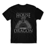 Fekete Sárkányok háza férfi póló - Iron Throne