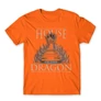 Narancs Sárkányok háza férfi póló - Iron Throne