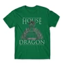 Zöld Sárkányok háza férfi póló - Iron Throne