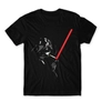 Kép 1/2 - Fekete Star Wars férfi rövid ujjú póló - Darth Vader loose fekete színben