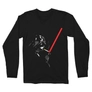 Kép 1/2 - Fekete Star Wars férfi hosszú ujjú póló - Darth Vader loose