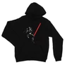 Fekete Star Wars unisex kapucnis pulóver - Darth Vader loose