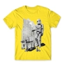 Kép 8/25 - Citromsárga Star Wars férfi rövid ujjú póló - Rohamosztagos és a lépegető
