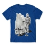 Kép 13/25 - Királykék Star Wars férfi rövid ujjú póló - Rohamosztagos és a lépegető