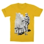 Kép 9/13 - Sárga Star Wars gyerek rövid ujjú póló - Rohamosztagos és a lépegető