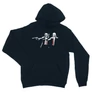 Sötétkék Star Wars unisex kapucnis pulóver - Boba és Vader