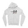 Fehér Star Wars zipzáros pulóver - Boba és Vader
