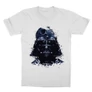 Fehér Star Wars gyerek rövid ujjú póló - Darth Vader és a Halálcsillag