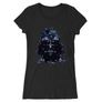 Kép 3/3 - Fekete Star Wars női hosszított póló - Darth Vader és a Halálcsillag