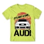 Almazöld Audi férfi rövid ujjú póló - It’s not a car Audi A4