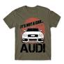 Cink Audi férfi rövid ujjú póló - It’s not a car Audi A4
