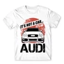 Fehér Audi férfi rövid ujjú póló - It’s not a car Audi A4