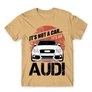 Homok Audi férfi rövid ujjú póló - It’s not a car Audi A4