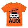 Narancs Audi férfi rövid ujjú póló - It’s not a car Audi A4