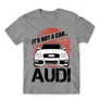 Sportszürke Audi férfi rövid ujjú póló - It’s not a car Audi A4