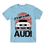 Világoskék Audi férfi rövid ujjú póló - It’s not a car Audi A4