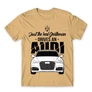 Homok Audi férfi rövid ujjú póló - Just the real Gentleman Audi A6