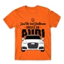 Narancs Audi férfi rövid ujjú póló - Just the real Gentleman Audi A6
