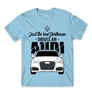 Világoskék Audi férfi rövid ujjú póló - Just the real Gentleman Audi A6