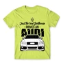 Almazöld Audi férfi rövid ujjú póló - Just the real Gentleman Audi A4