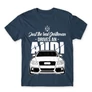 Denim Audi férfi rövid ujjú póló - Just the real Gentleman Audi A4