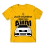 Sárga Audi férfi rövid ujjú póló - Just the real Gentleman Audi A4