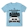 Világoskék Audi férfi rövid ujjú póló - Just the real Gentleman Audi A4