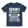 Denim Audi férfi rövid ujjú póló - Senki nem tökéletes...