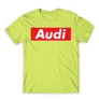 Almazöld Audi férfi rövid ujjú póló - Audi Stripe