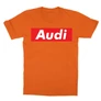 Narancs Audi gyerek rövid ujjú póló - Audi Stripe