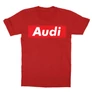 Piros Audi gyerek rövid ujjú póló - Audi Stripe