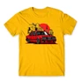 Sárga BMW férfi rövid ujjú póló - City