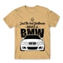 Homok BMW férfi rövid ujjú póló - Just the real Gentleman - BMW E46