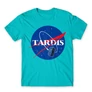 Atollkék NASA férfi rövid ujjú póló - Tardis