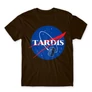 Barna NASA férfi rövid ujjú póló - Tardis