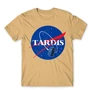 Homok NASA férfi rövid ujjú póló - Tardis