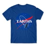 Királykék NASA férfi rövid ujjú póló - Tardis