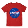 Piros NASA férfi rövid ujjú póló - Tardis