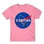 Világos rózsaszín NASA férfi rövid ujjú póló - Tardis