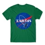 Zöld NASA férfi rövid ujjú póló - Tardis